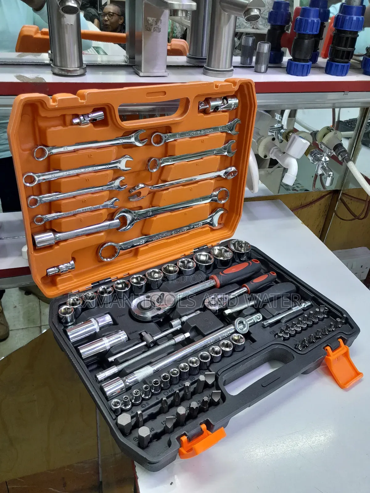 82 Pcs Chrome Mixed Spanners Set Cr-v