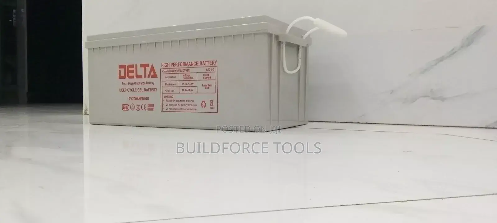 Delta Gel 200ah 12v 10hr Deep Cycle Battery Best Quality