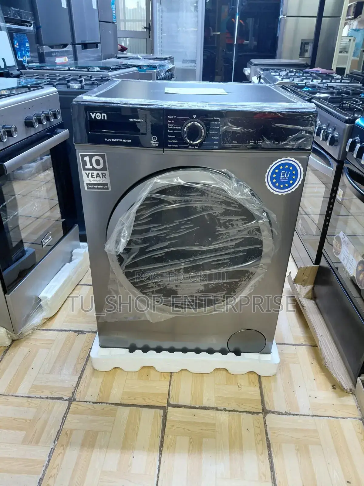 Von 9kg Front Load Washing Machine Valw-09fvk