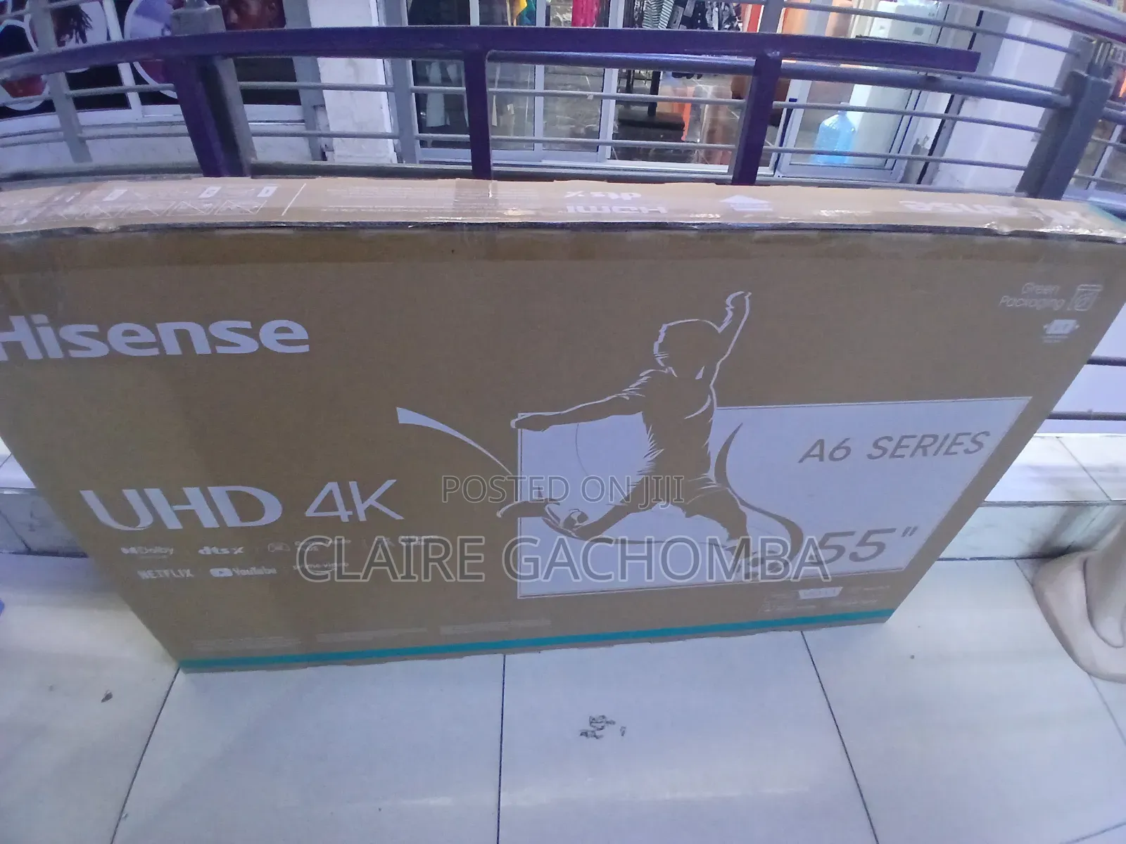 Hisense 55" Inch Uhd Smart Frameless,Dolby Audio