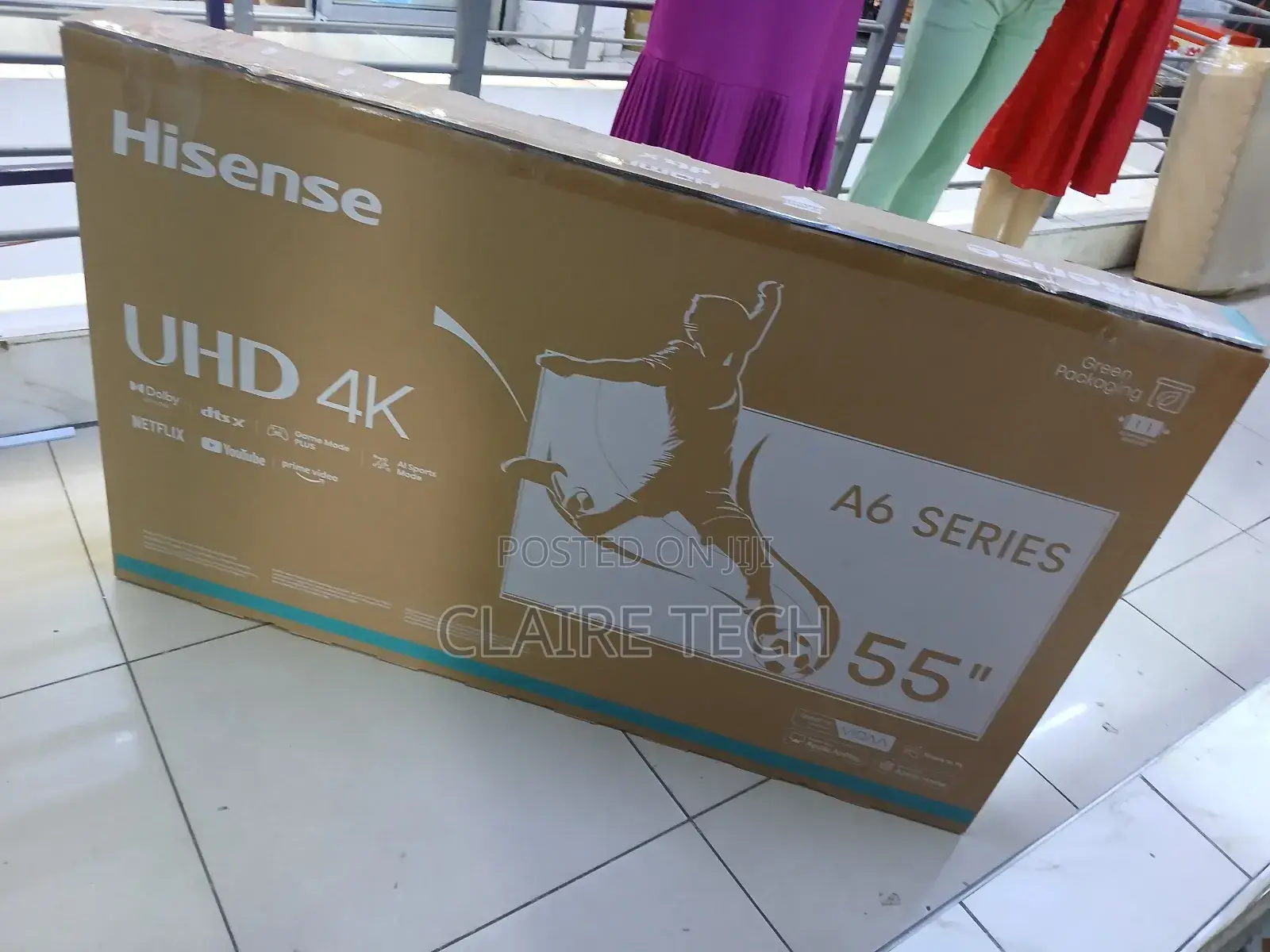 Hisense 55a6k- 55" Inch,Frameless Tv,Bluetooth