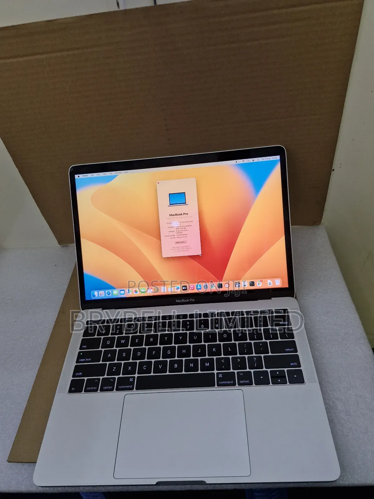 Laptop Apple MacBook Pro 2017 8GB Intel Core I5 SSD 128GB