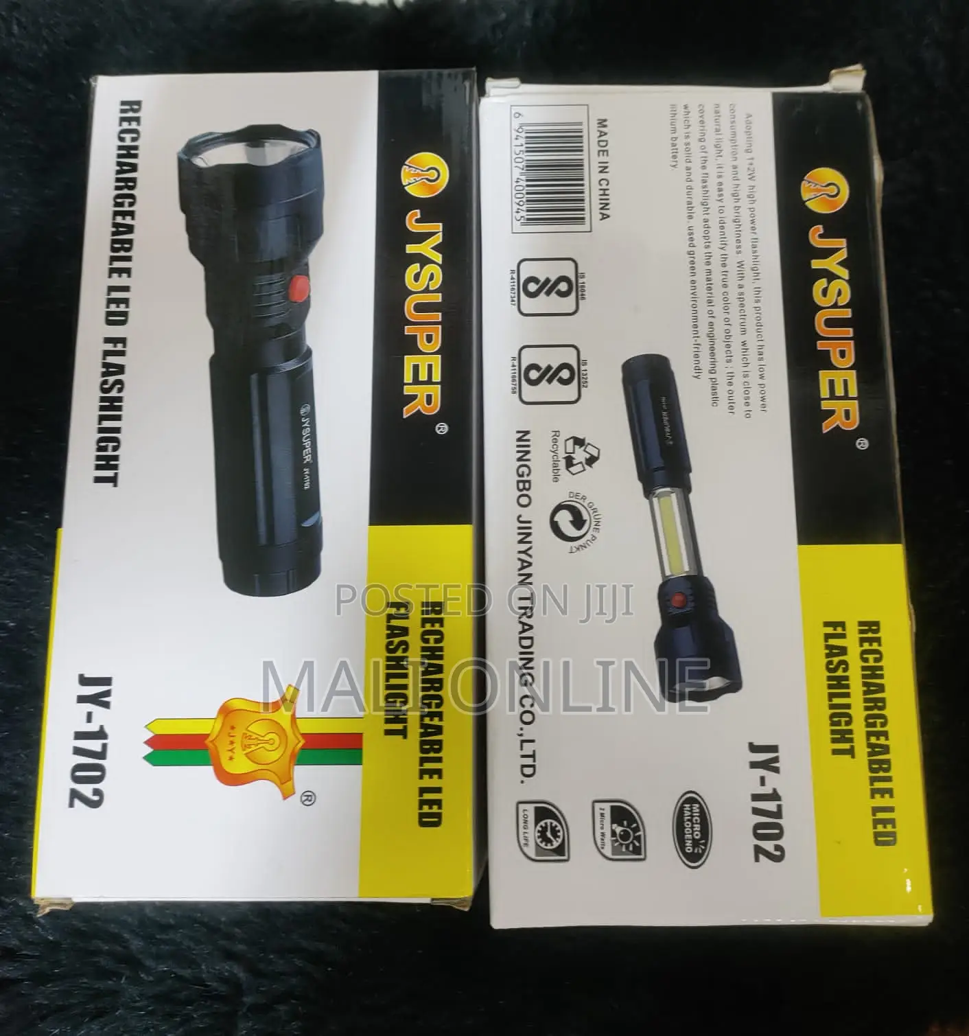 Rechargeable Led Flashlight Torch Jy Super Jy-1702