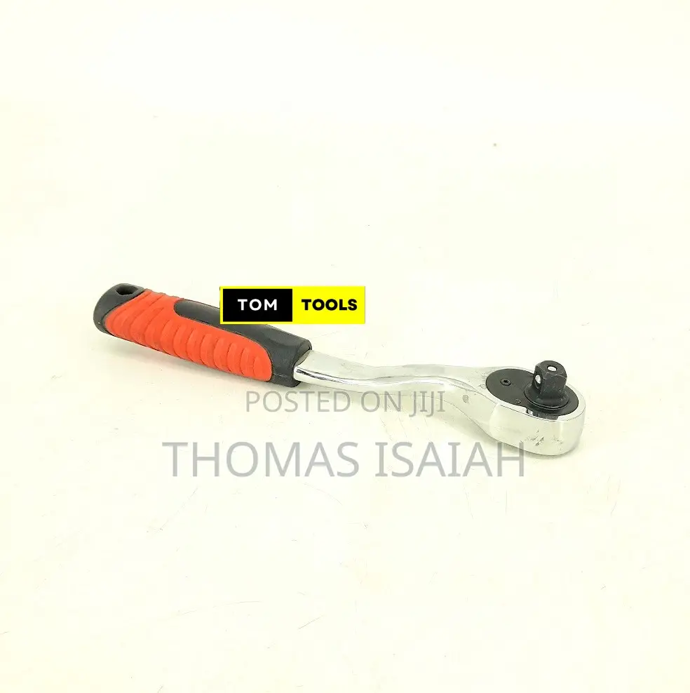 250mm 1⁄2-Inch Quick-Release Offset 72-Tooth Ratchet Handle