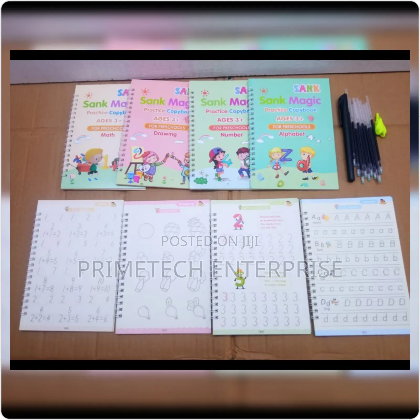 Sank Magic Copy Book, -5 Books, 10 Pen Refills