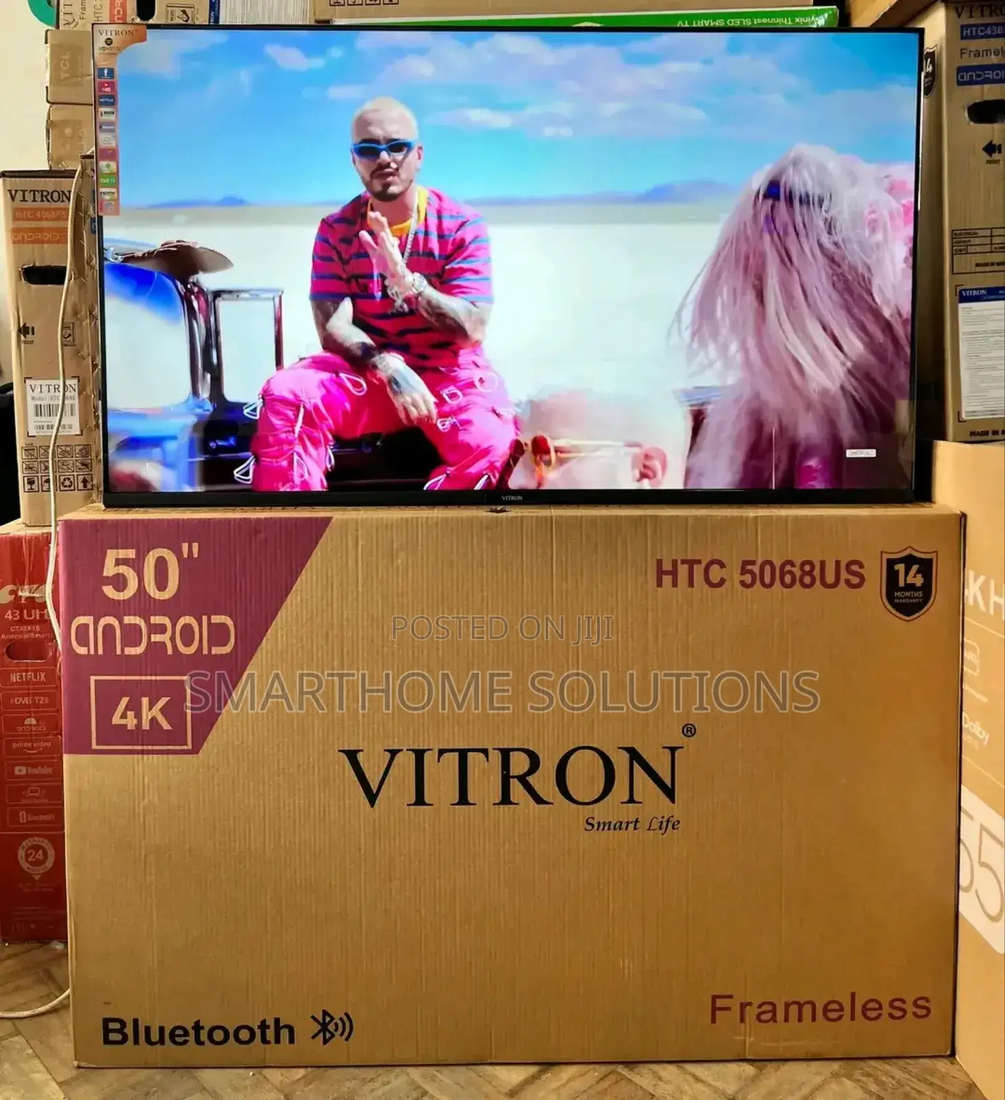 Vitron 50" Android Smart Tv – Entertainment Unleashed!