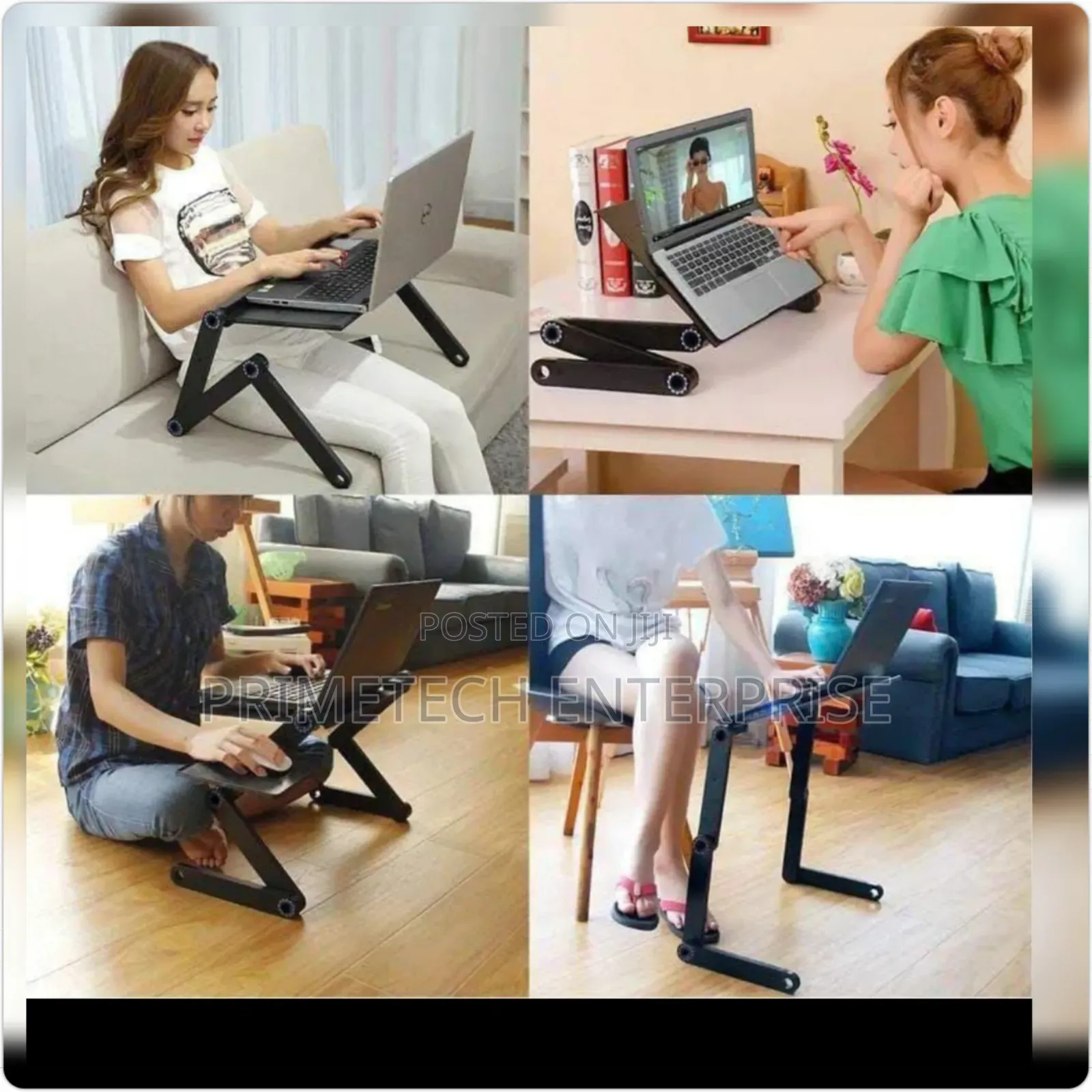 Foldable, Portable Laptop Metallic Stand