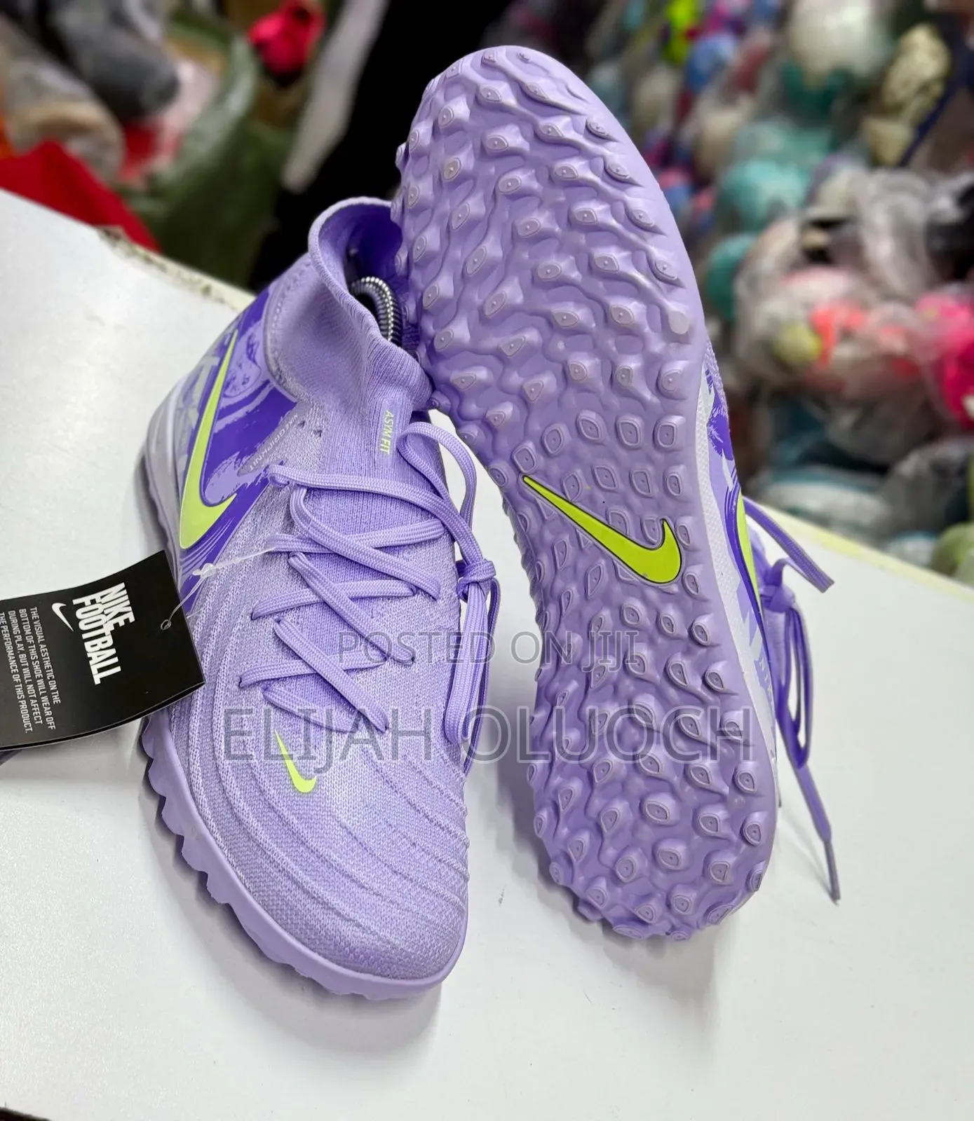 Purple Nike Trainer Football Boots