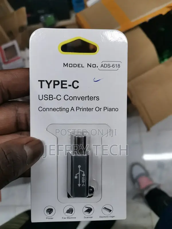 Printer Adapter Usb Type-C Female to Type-B Male Printer