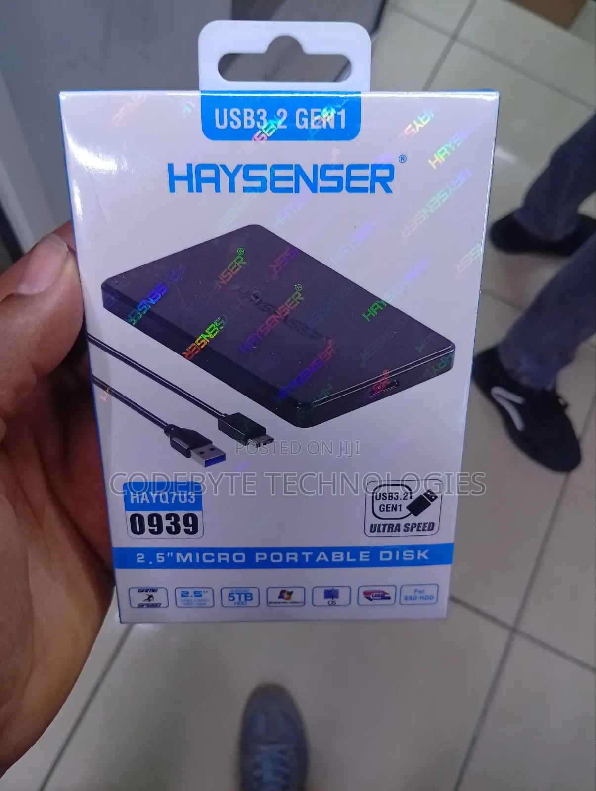 Haysenser 2.5" Usb 3.2 Gen 1ultra Speed Hard Drive Enclosure