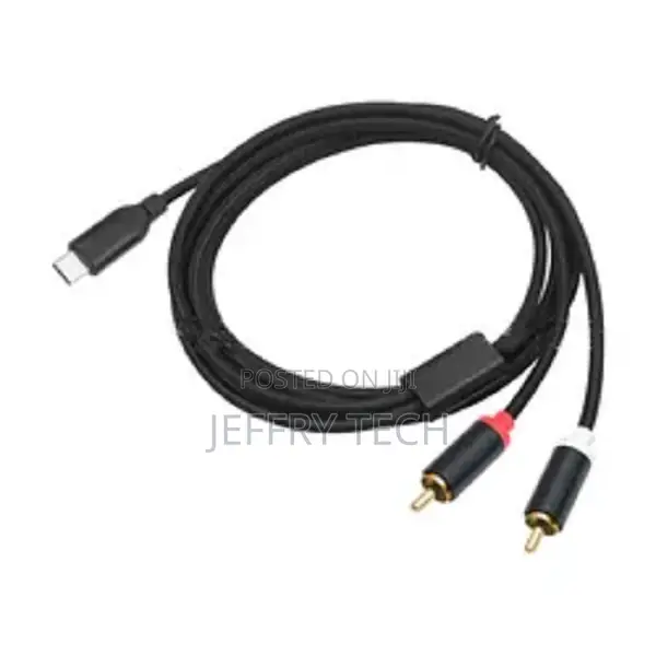 Usb Type C to Dual Rca Male Splitter Y Cable Audio Cable 3m