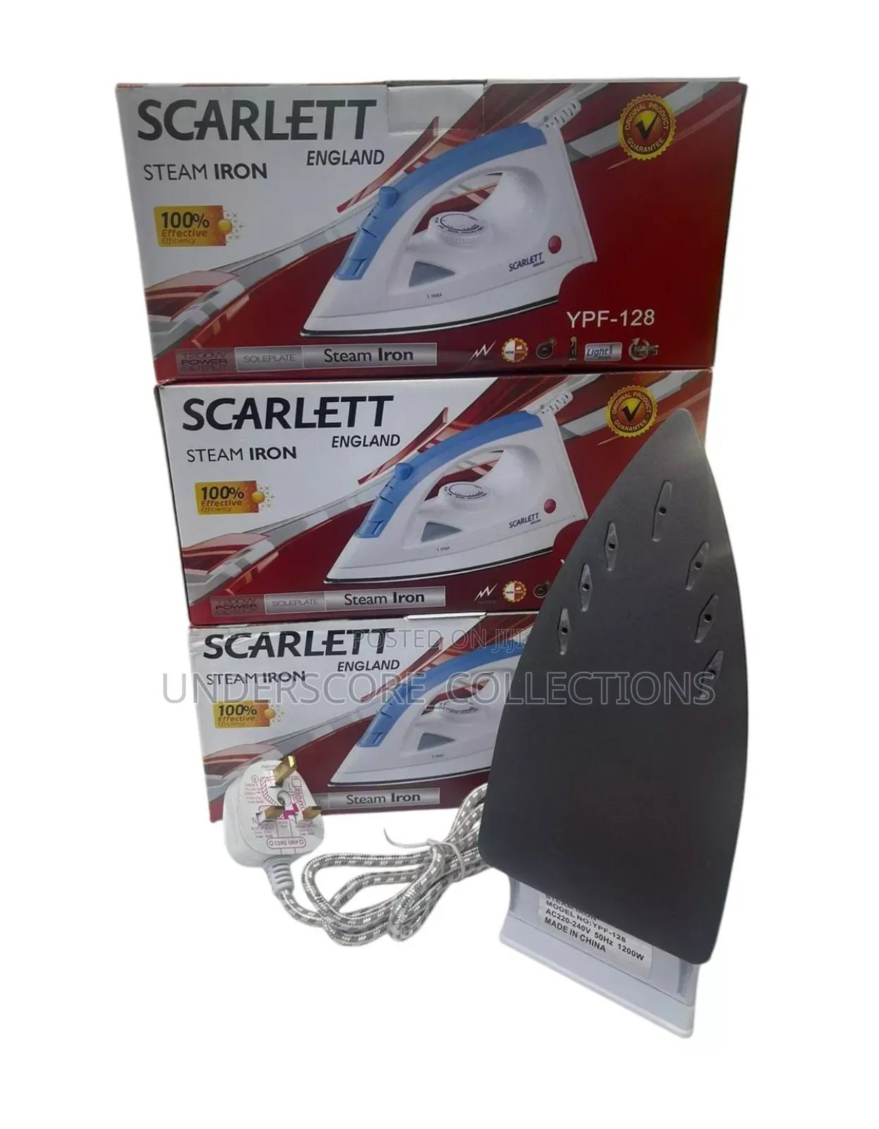 Scarlet Steam Iron Box