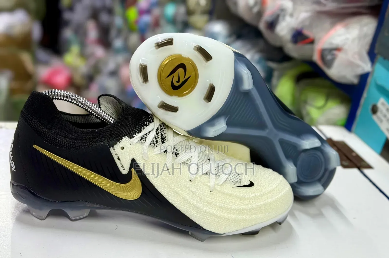 Nike Phantom Gx 2 Elite Low Cream Black Football Boots