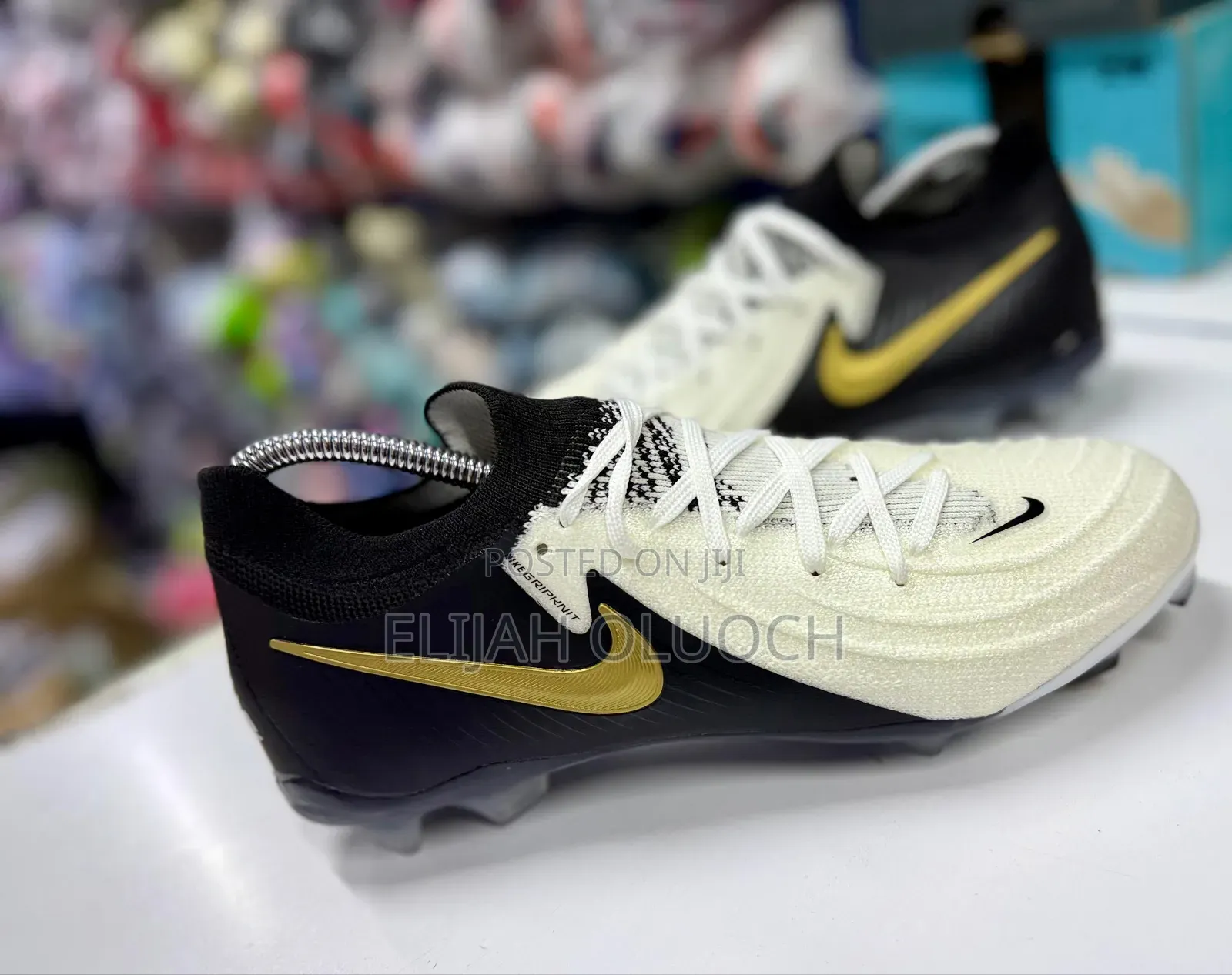 Nike Phantom Gx 2 Elite Low Cream Black Football Boots