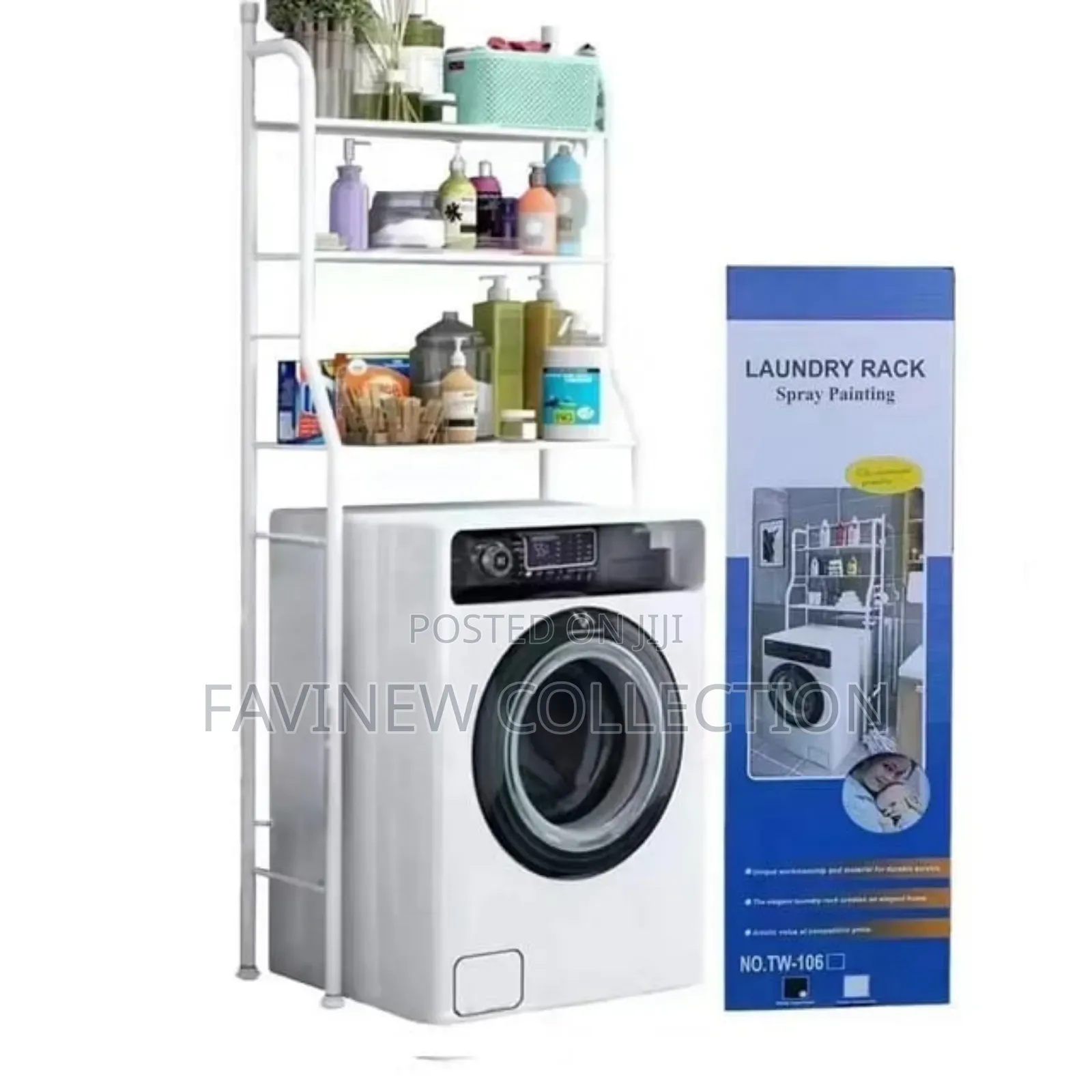 Over the Washing Machine Rack Organizer