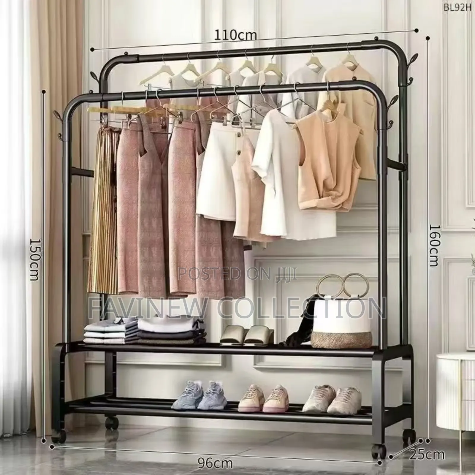 Advanced Double Layer Garment Rack Clothes Hanger