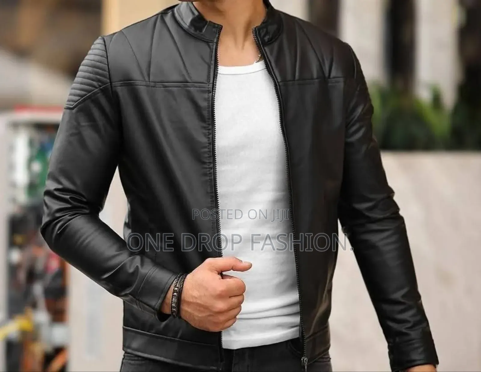 Fashion Men's Outdoor Casual Windproof Leather Jackets