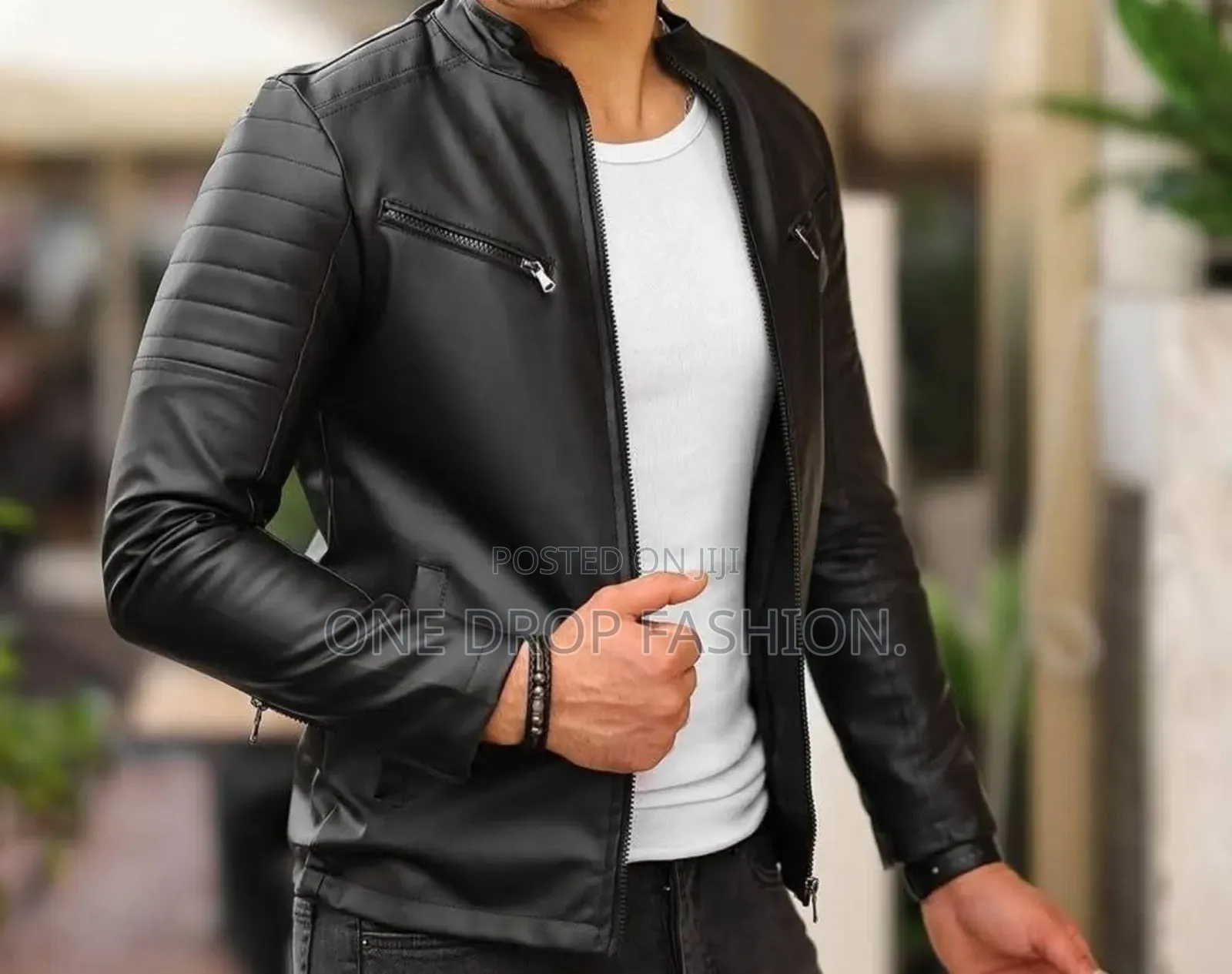 Fashion Men's Outdoor Casual Windproof Leather Jackets