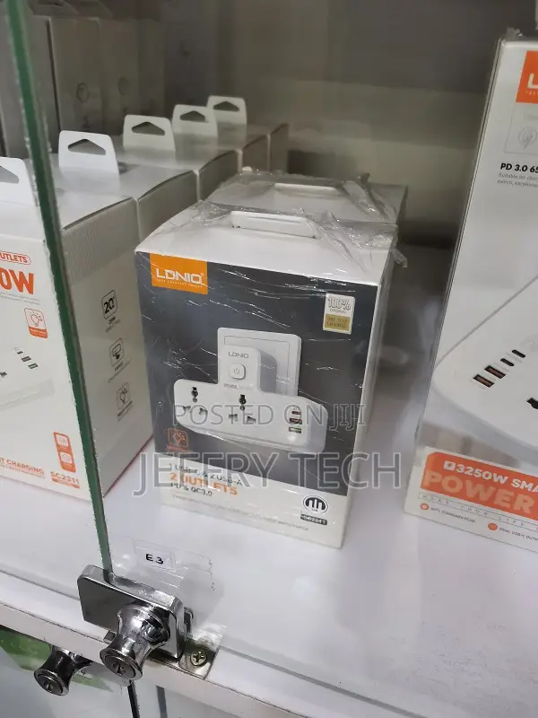 Ldnio Sc2311 Power Strip With 1 Type-C and 2 Type-a and 2 Po