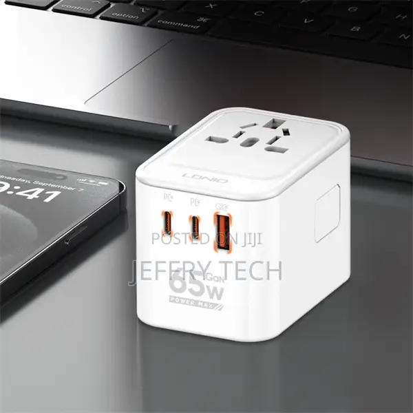 3 Usb Ports 65w Gan Travel Adapter Z6