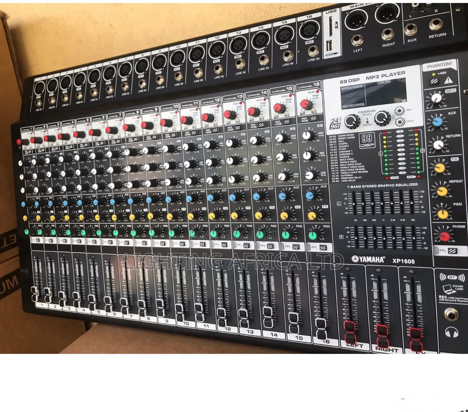 Top Quality 16 Channels Yamaha Proffesional Powered Mixer Usb/Bt