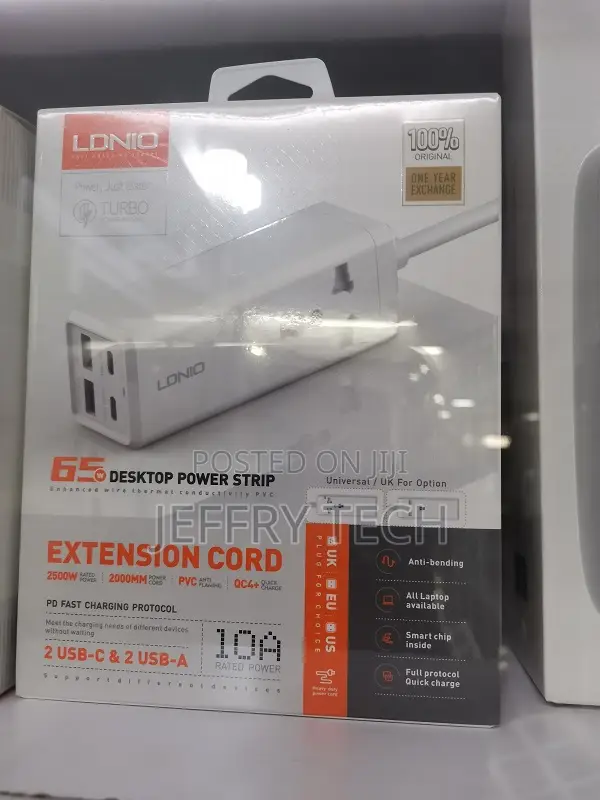 Ldnio Pd Power Socket Sc1418 - 65w - White