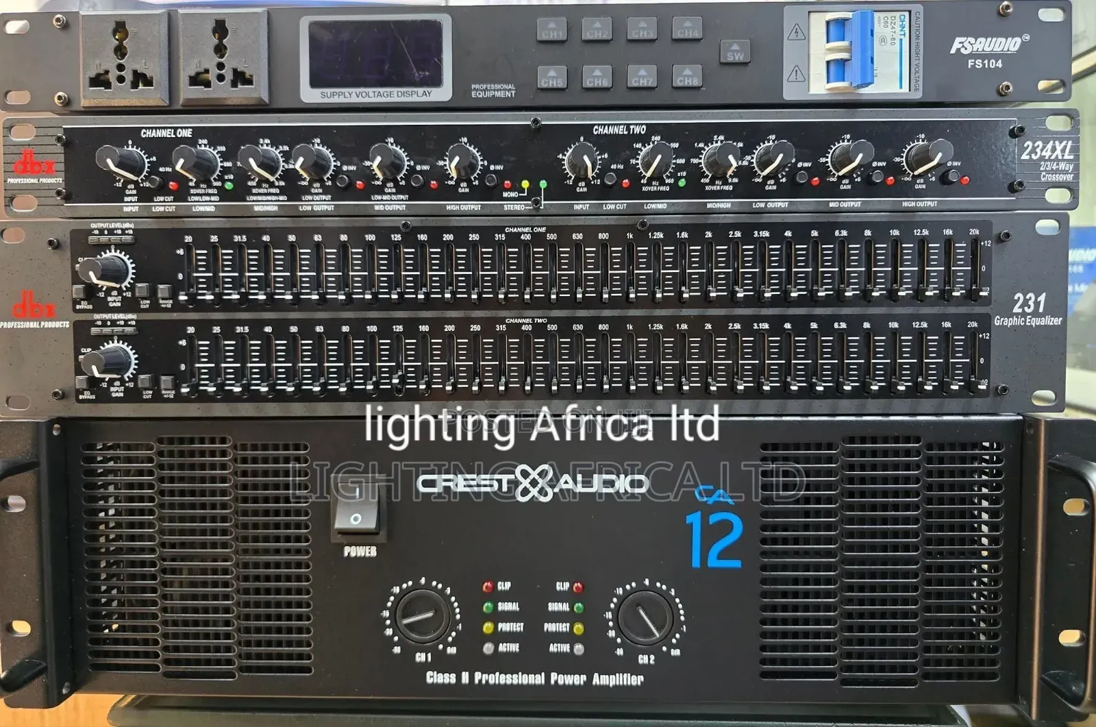 Crest Audio Ca12 Amplifier-Crossover-Equillizer-Sequencer