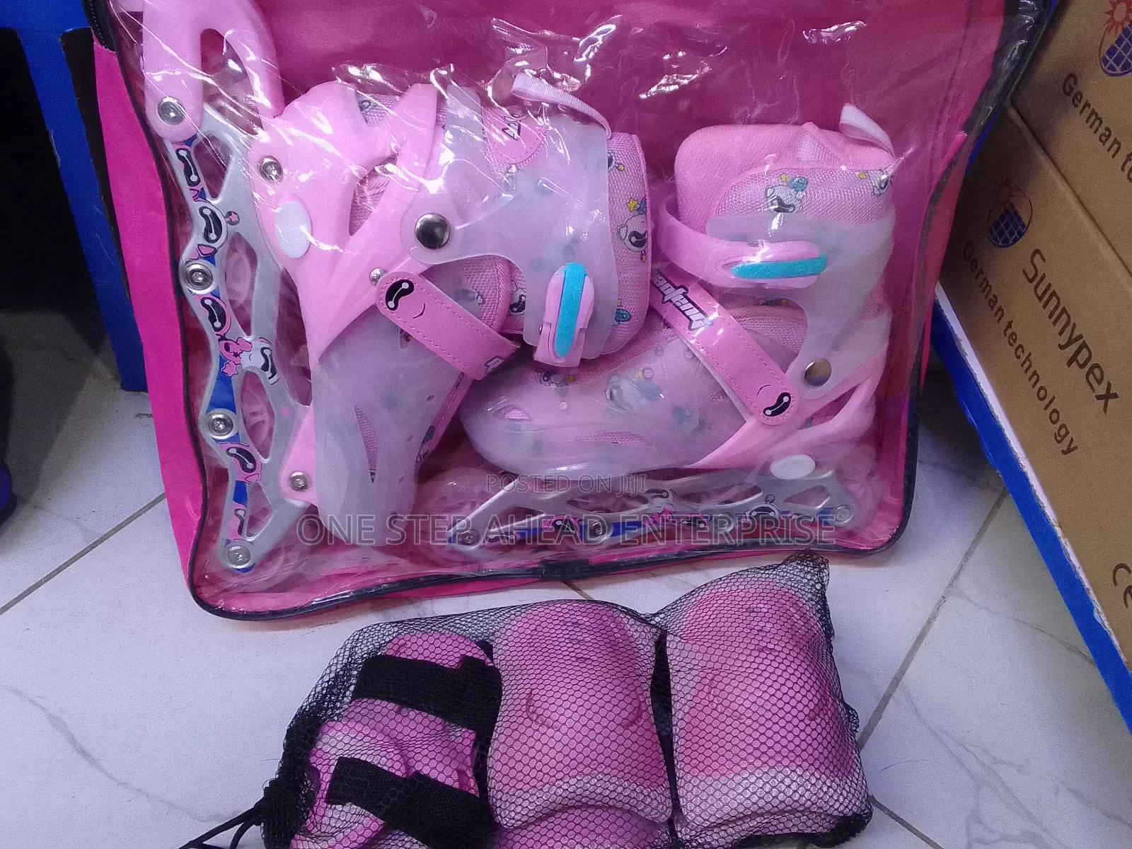 Pink Girlish Fullset Roller Skates