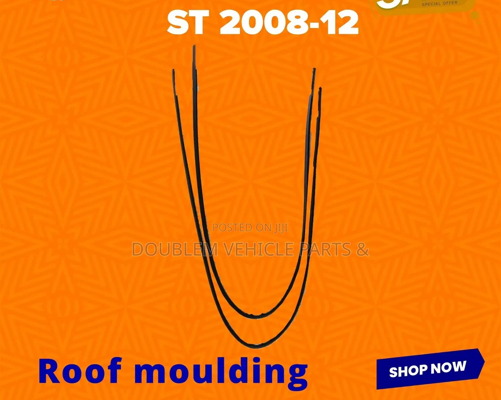 Roof Moulding Toyota Ist  2008-2012