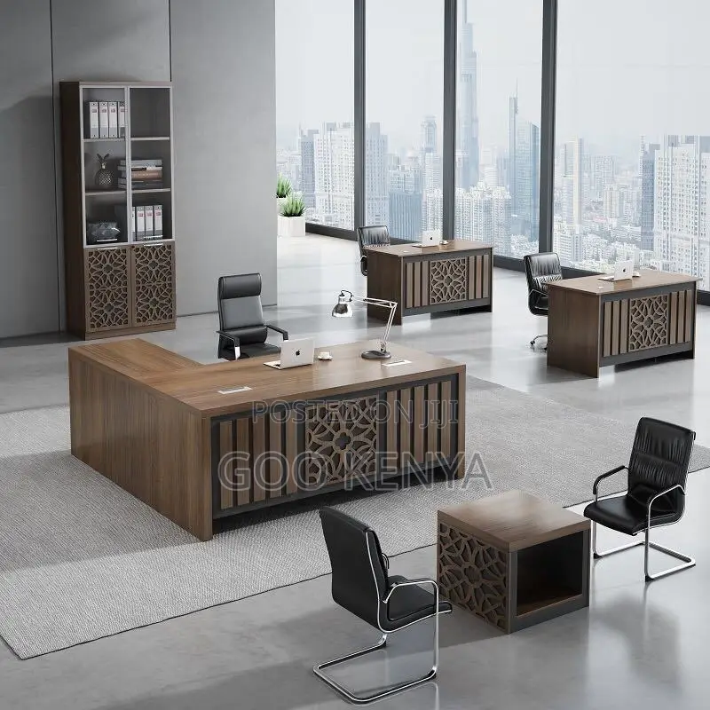 Office Desk ; Modern Design L-Shape Executive Desk