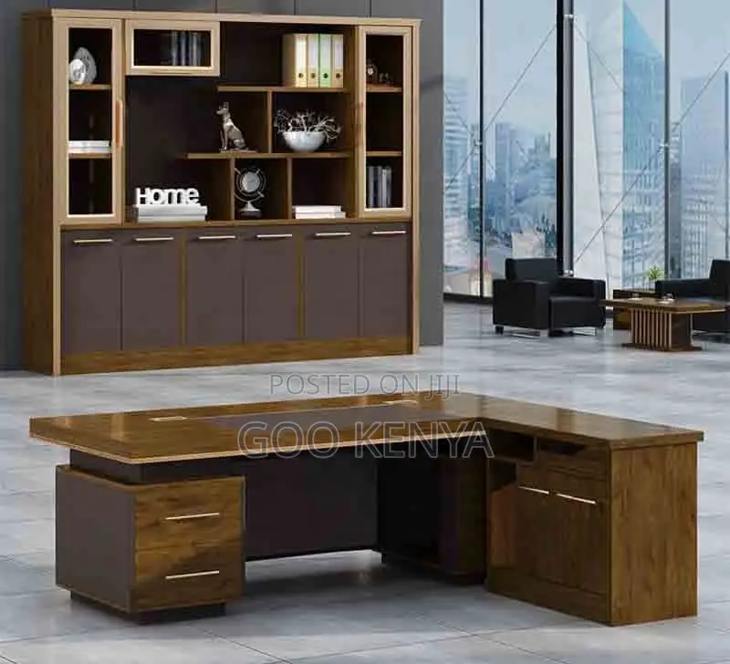 Office Desk ; Modern Design L-Shape Executive Desk