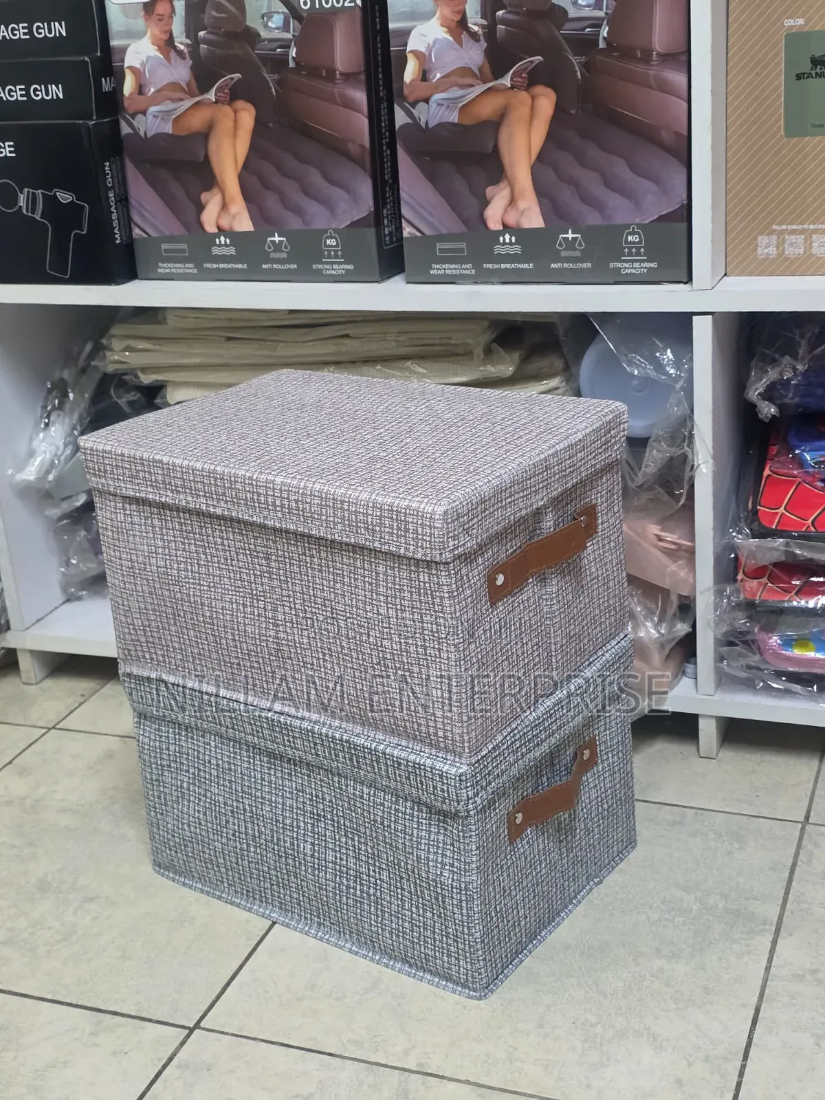 Foldable Storage Box With Lid