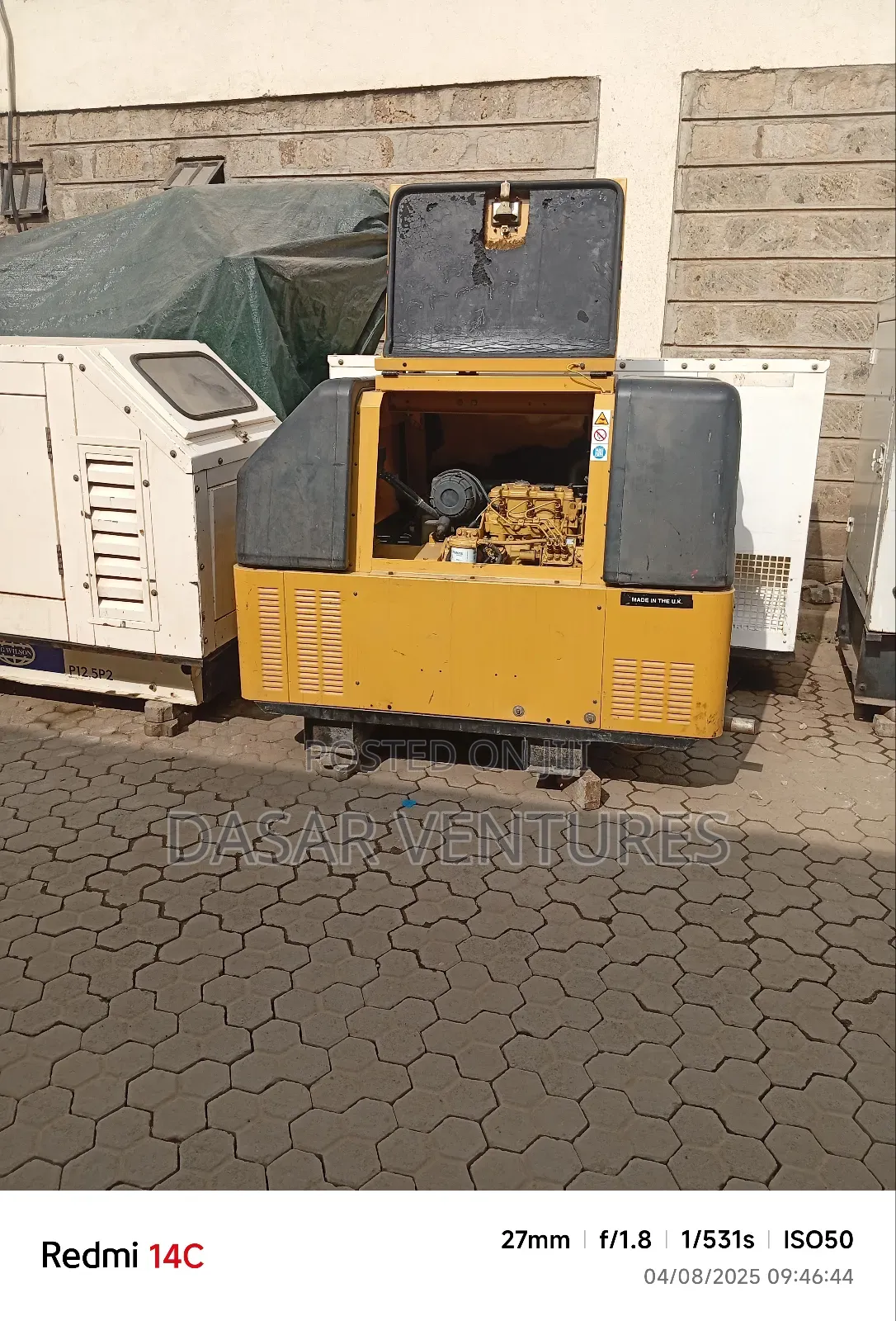 Generator Hire 13kva Olympian