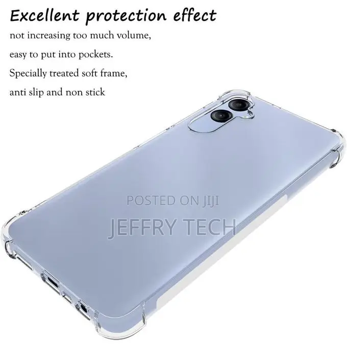 Bigert Samsung A05 Case Clear Unisex Shockproof Flexible Tpu