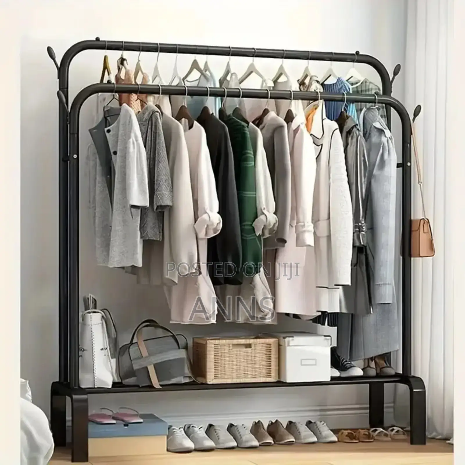 Double Pole Sturdy Rack