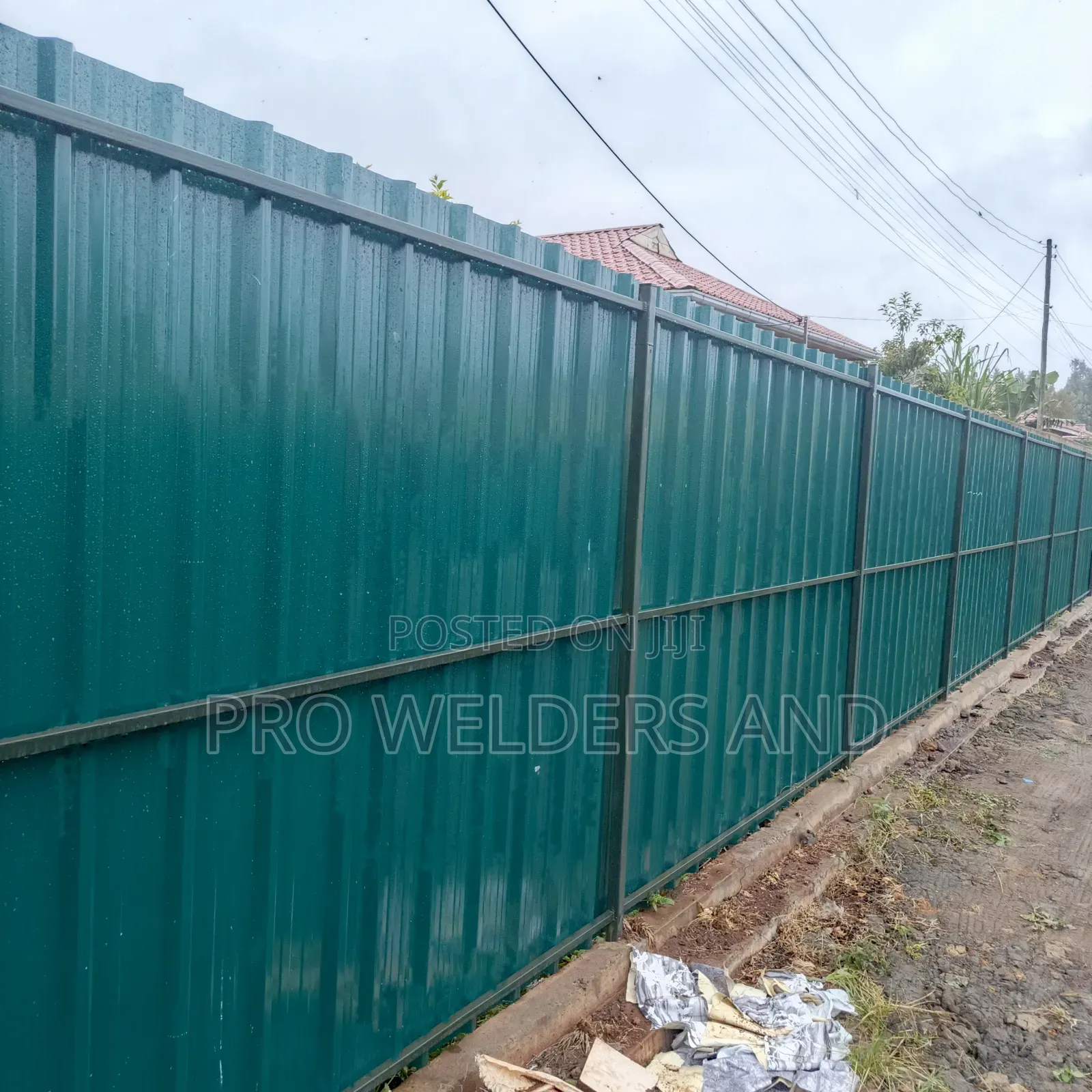 "Strong Steel Mabati Fencing – Secure Your Space Today!"