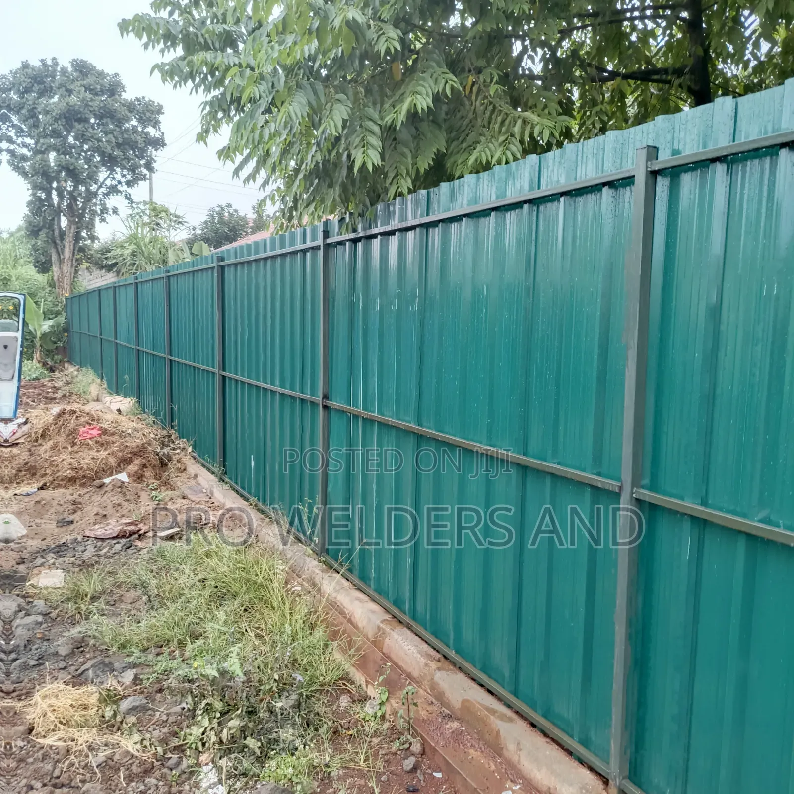 "Strong Steel Mabati Fencing – Secure Your Space Today!"