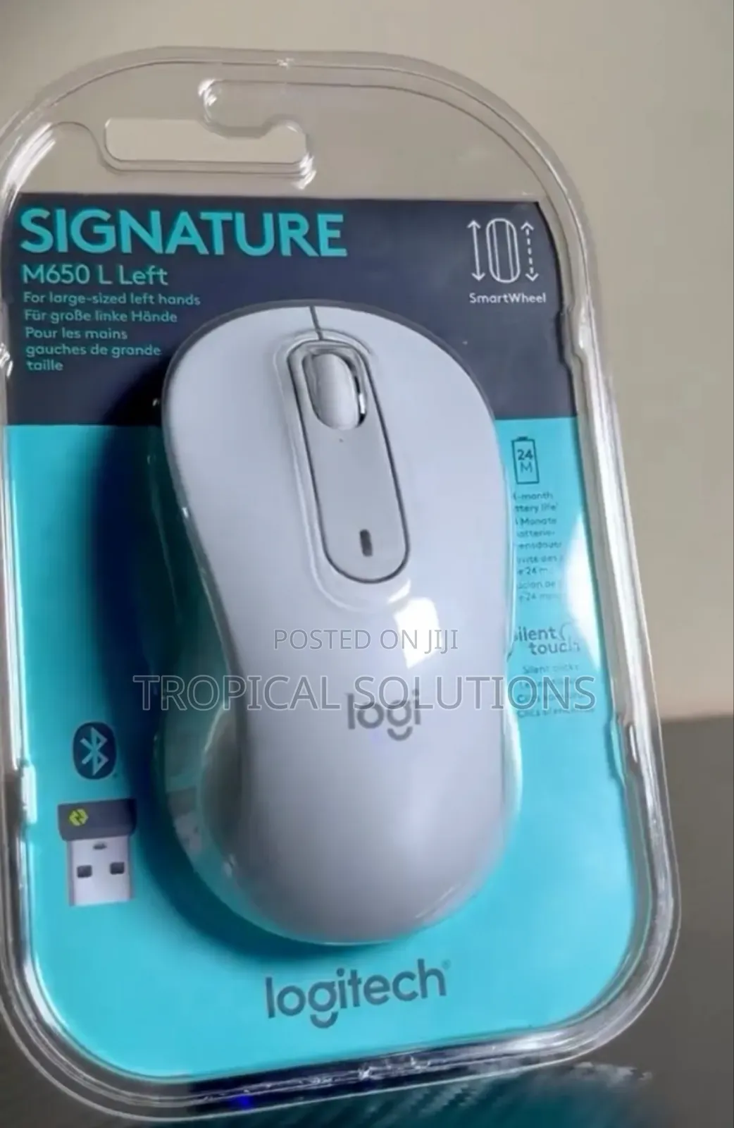 Logitech Signature M650l Wireless Mouse Graphite