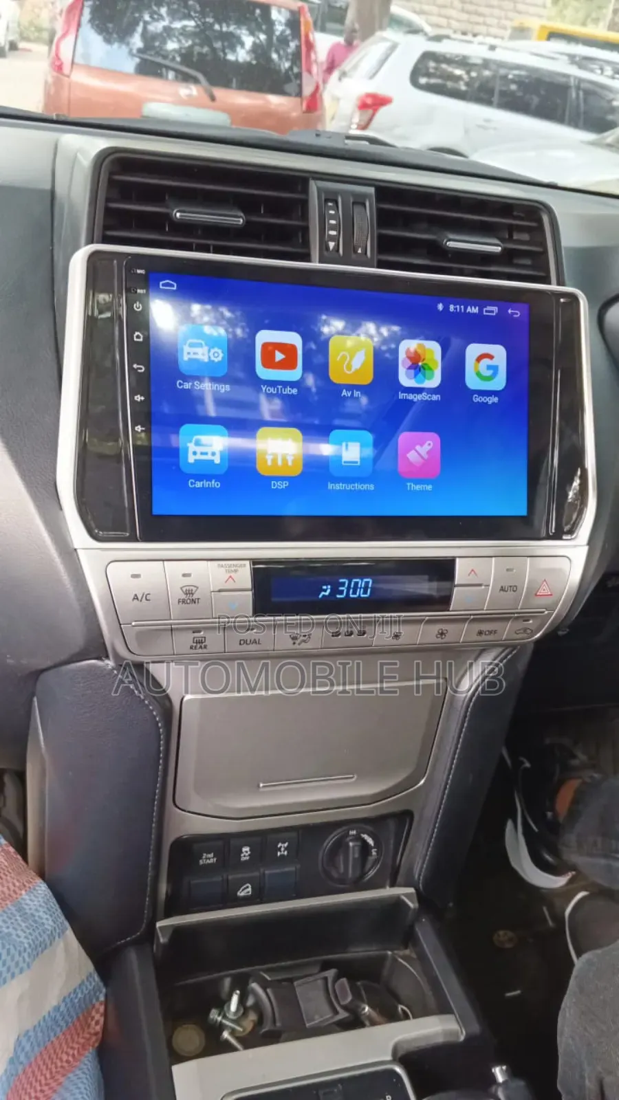 Landcruiser Prado Infotainment Android Screen 10 Inch 2018+