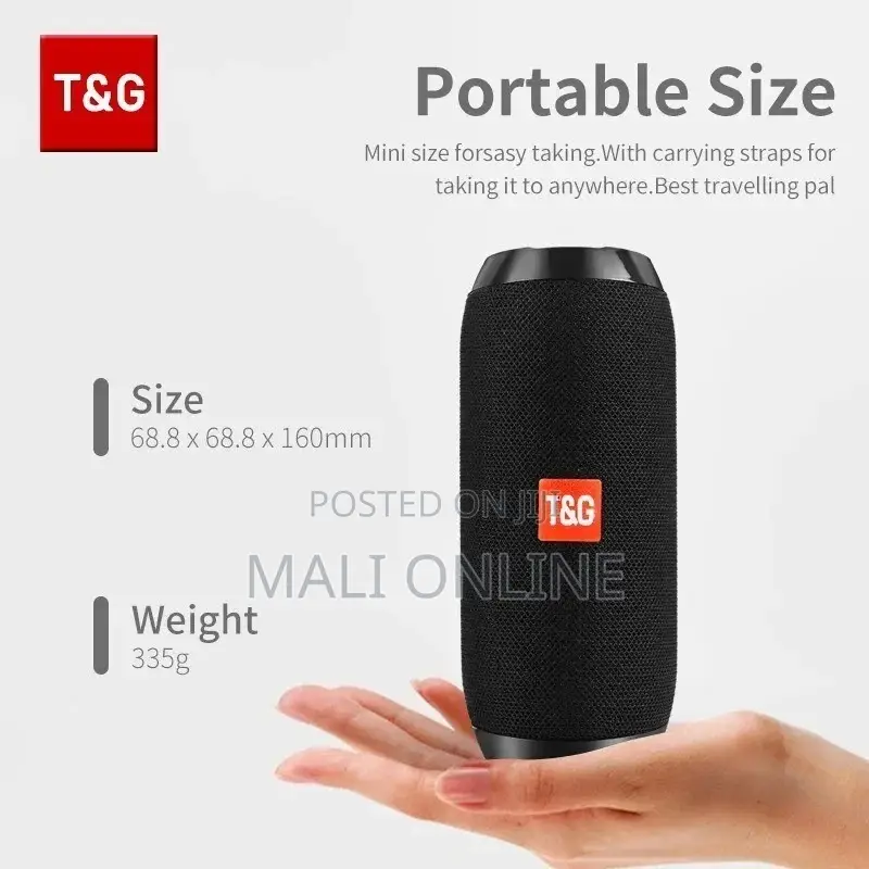Tg117 Portable Bluetooth Speaker Wireless Waterproof Speaker