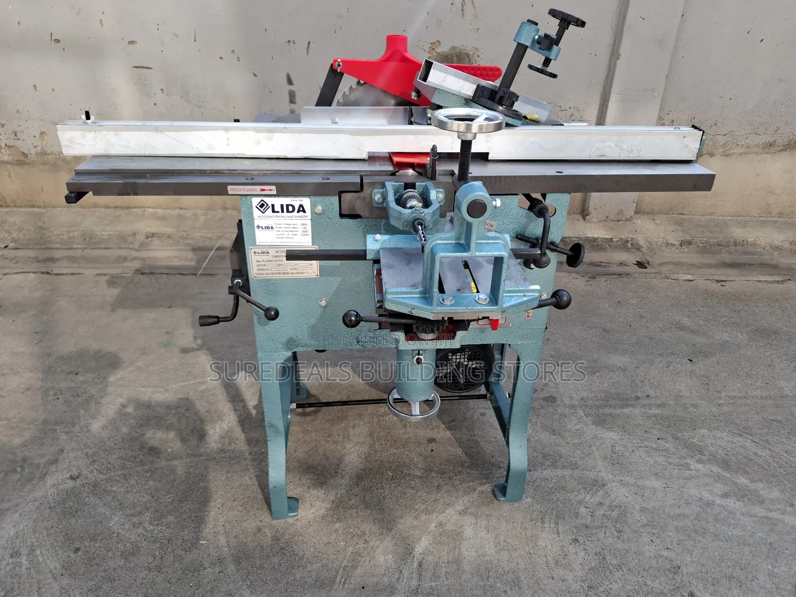 12 Inches Lida Multifuctional Woodworking Machine.