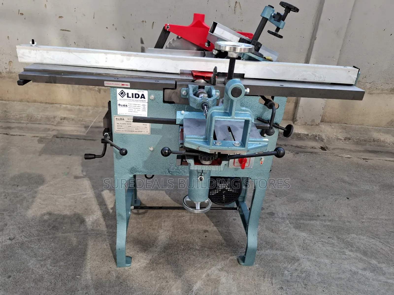 12 Inches Lida Multifuctional Woodworking Machine.