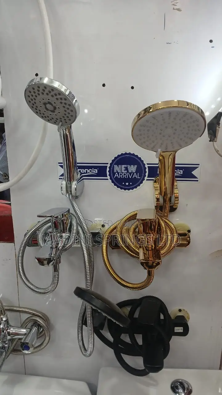 Bathtub Mixer With Telephone Shower( in Chrome and Gold)