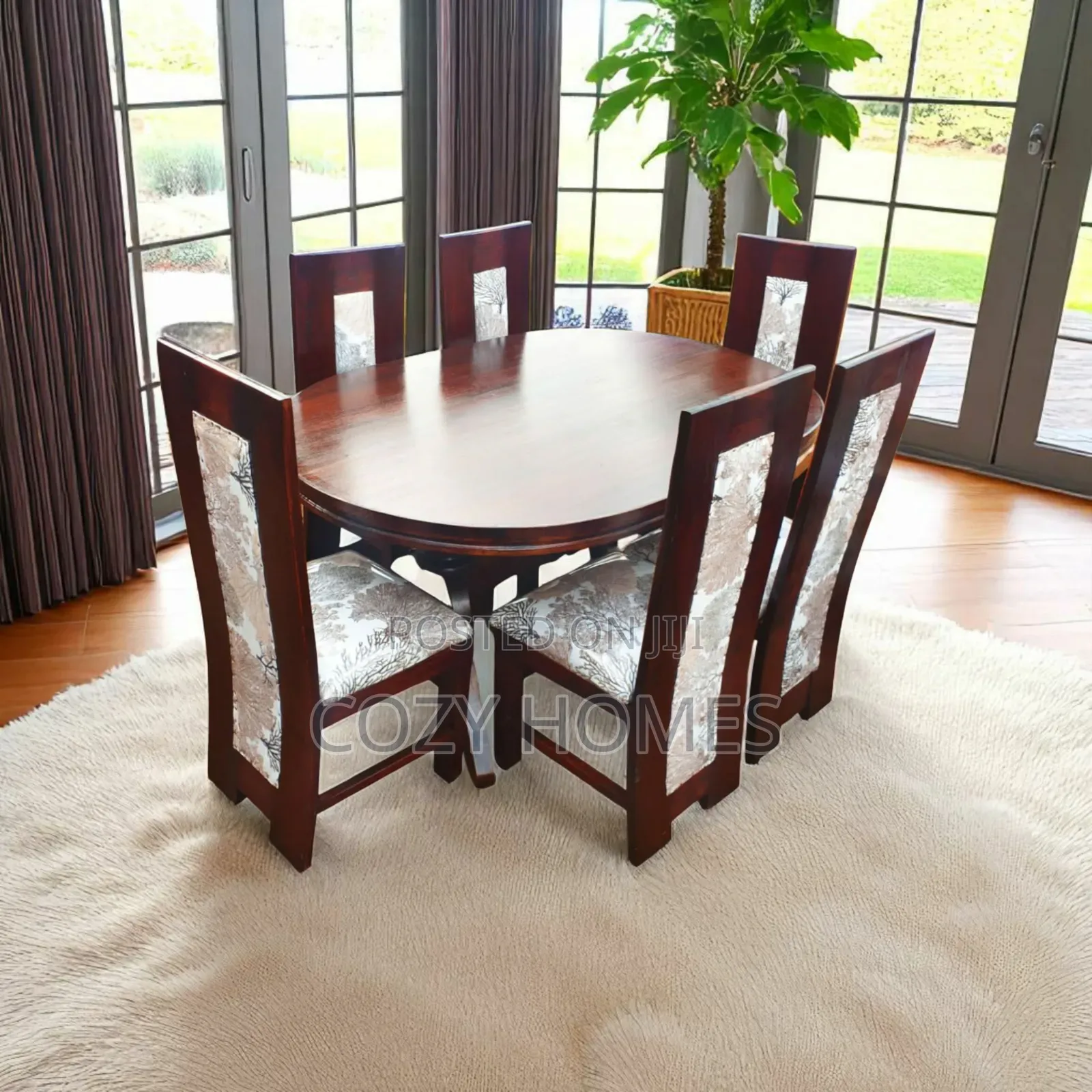 Dining Set Prime All Wooden Dining Set 6 Seater
