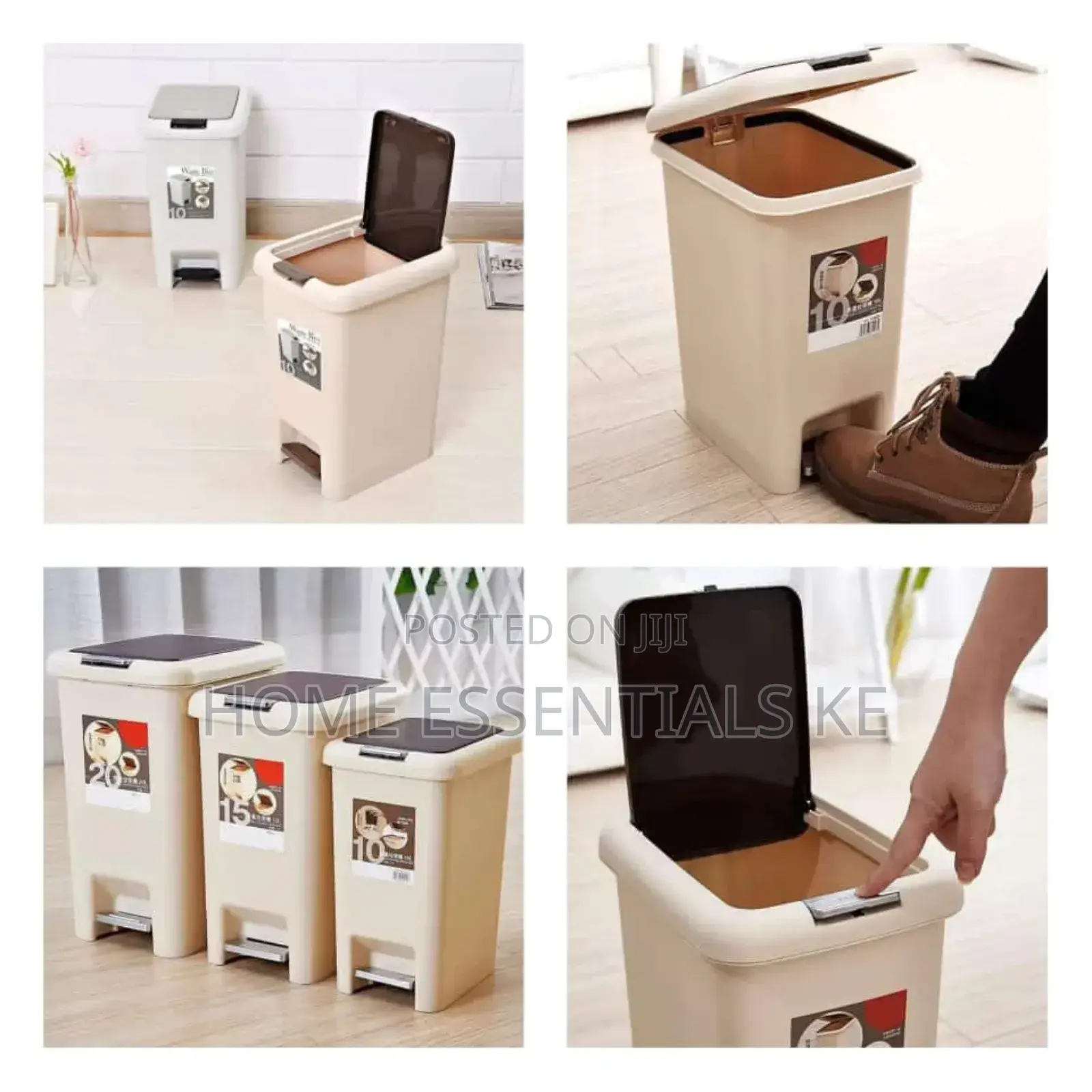 *Quality Pedal/ Push Dustbin*10l,15l,20l