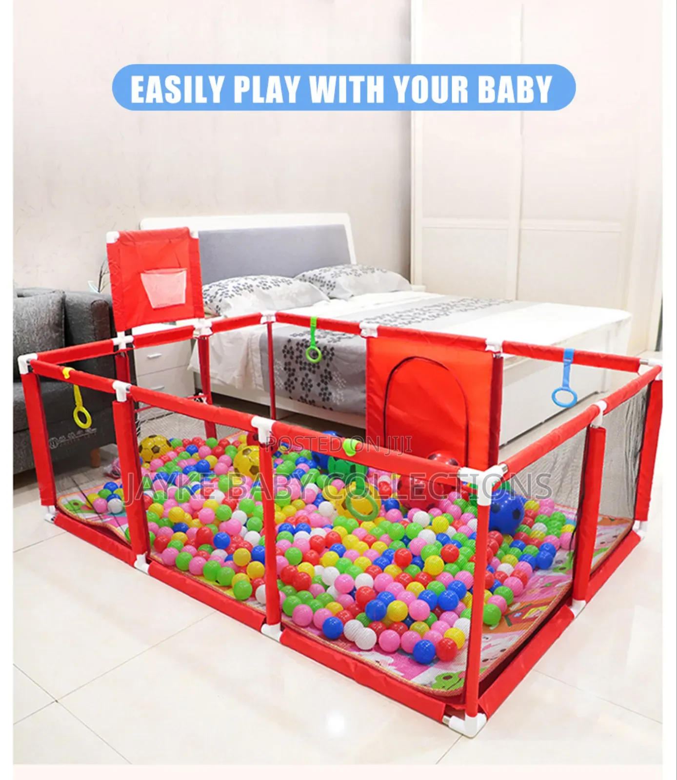 Baby Playpen Door Safe Indoor/Outdoor Play Area for Kids