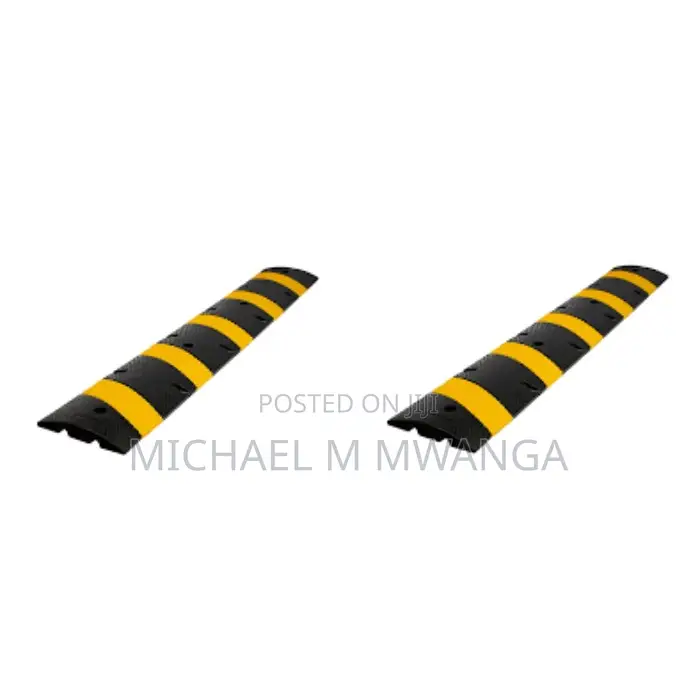 Weather Resistant Rubber Speed Bumps