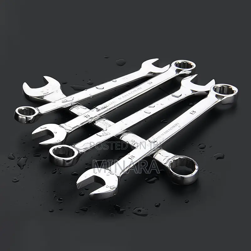 14 Pcs, Combination Spanners, (8-24mm), Open / Ring Wrench