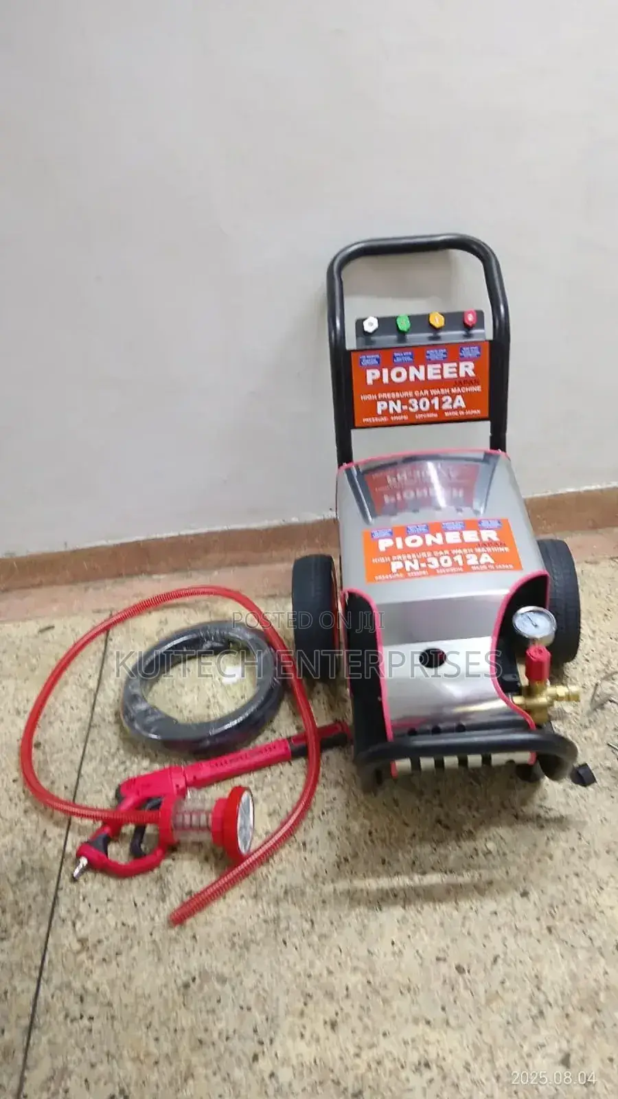 Pioneer Electric Car Wash Machine/Pressure Washer 4400psi