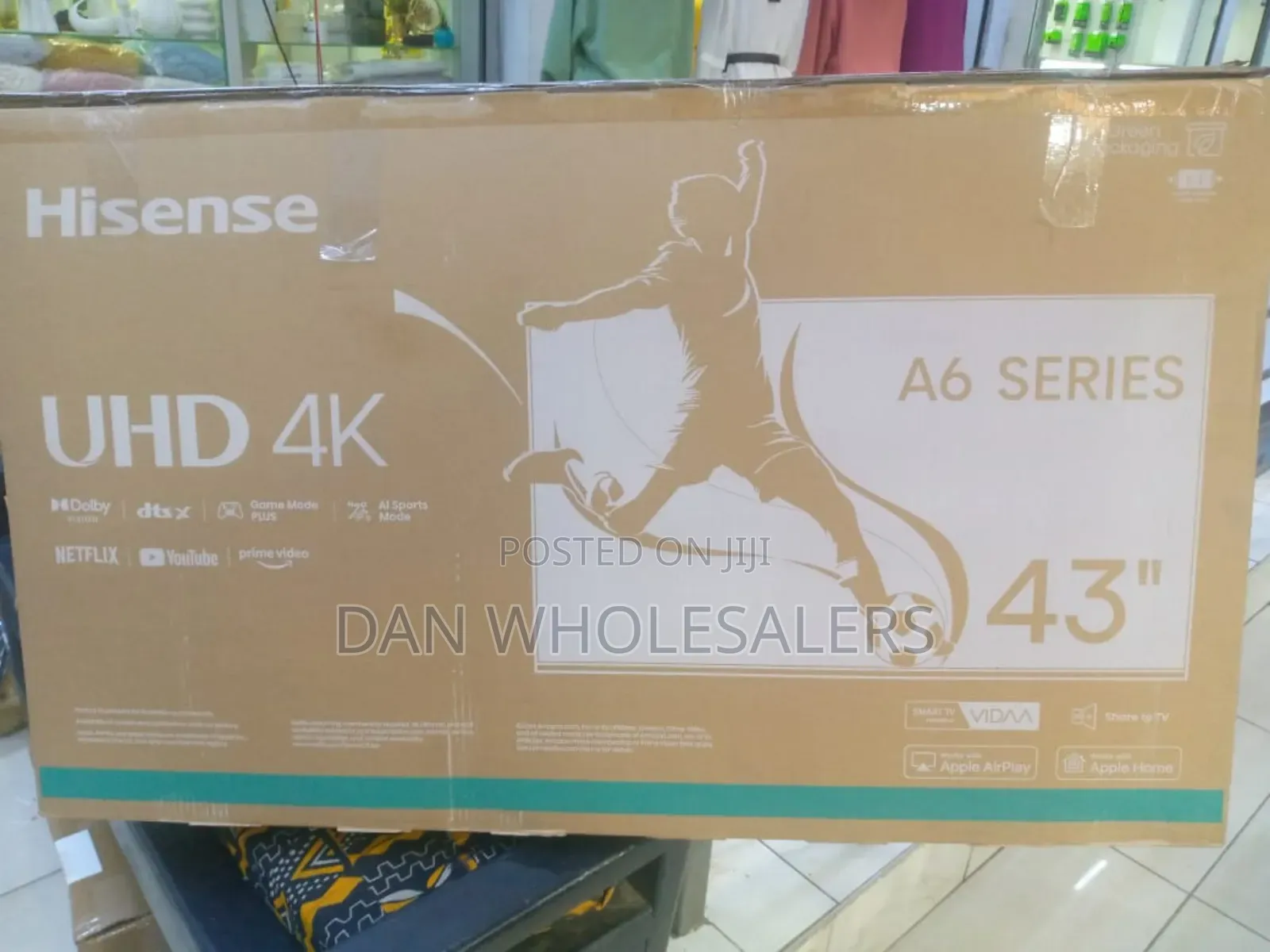 Hisense 43" A6 Series Uhd Smart Tv With Dolby Vision